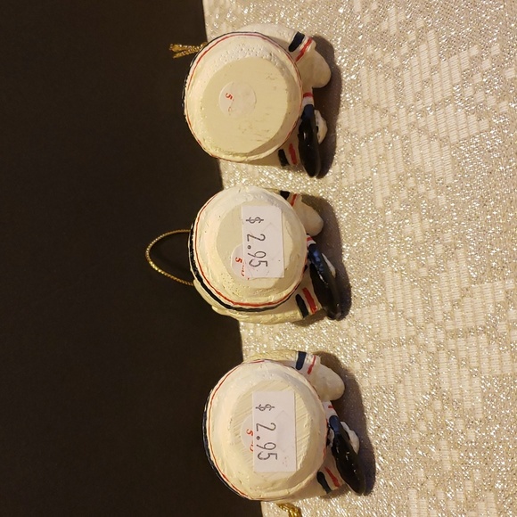 Hockey Snowmen Ornaments New - Picture 4 of 4